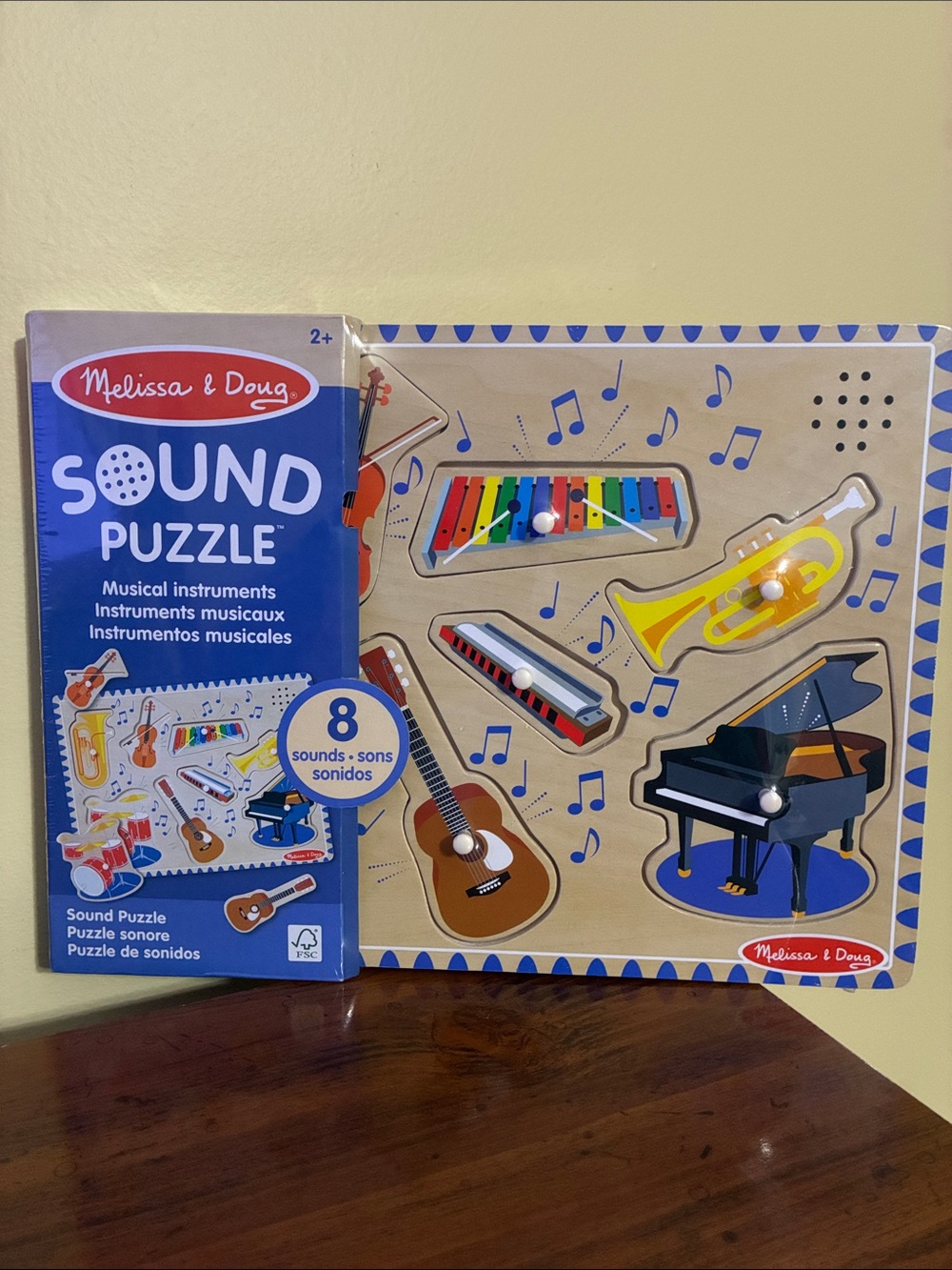 Melissa & Doug Musical Instrument Sound Puzzle